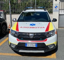 Mezzo a servizio per trasporto organi e sangue